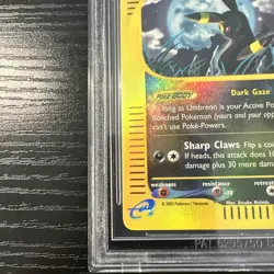 Umbreon Reverse Foil Rare 32/144 Skyridge Beckett WOTC Vintage Pokemon - Image 3