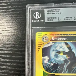 Umbreon Reverse Foil Rare 32/144 Skyridge Beckett WOTC Vintage Pokemon - Image 4