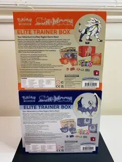 Pokemon TCG Sun and Moon Base Set ETB Set of 2 - Brand New Sealed - Image 2