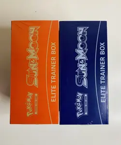 Pokemon TCG Sun and Moon Base Set ETB Set of 2 - Brand New Sealed - Image 3