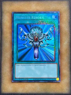 Yugioh Monster Reborn RA03-EN052 Prismatic Collector Rare 1st Ed NM - Image 1