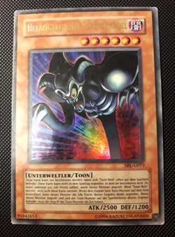 Yu-Gi-Oh! Herbeigerufener Toon-Schadel, SRL-G073, Ultra Rare, 2. Auflage, LP - Image 1