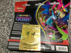 Mega Charizard X EX 130/094 Golden Pokemon Card Phantasmal Flames 2025 Nintendo - Image 1