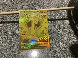 Mega Charizard X EX 130/094 Golden Pokemon Card Phantasmal Flames 2025 Nintendo - Image 3