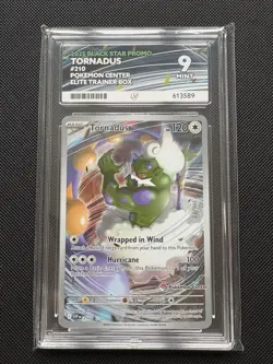Ace Grading 9 Tornadus 210 Pokemon Center Stamped Black Star Promo Pokemon Card - Image 1