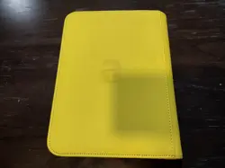 Vault X Sunrise Yellow 4-Pocket Exo-Tec Zip Binder - 160 Cards - Lightly Used - Image 2