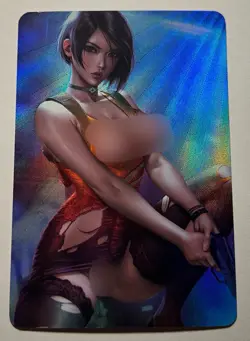 SEXY HEROINE WAIFU Ada Wong RESIDENT EVIL ACG PREMIUM HOLOFOIL CARD NM - Image 1