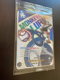 Monkey D. Luffy EB02-010 One Piece Card - Dodgers Promo Ungraded and Sealed - Image 3