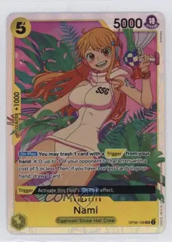 2024 One Piece Card Game: Two Legends OP08 SR Nami #OP08-106 - Image 1