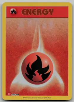 Basic Fire Energy Classic Collection Trading Card Game Classic 033/034 NM - Image 1