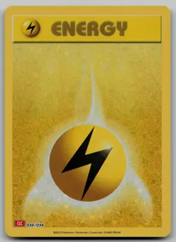 Basic Lightning Energy Classic Collection Trading Card Game Classic 034/034 NM - Image 1