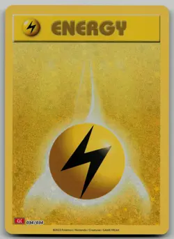 Basic Lightning Energy Classic Collection Trading Card Game Classic 034/034 NM - Image 1