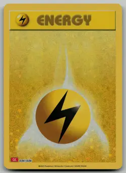 Basic Lightning Energy Classic Collection Trading Card Game Classic 034/034 NM - Image 1
