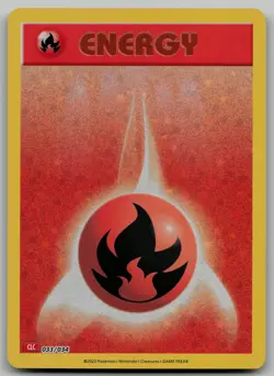 Basic Fire Energy Classic Collection Trading Card Game Classic 033/034 NM - Image 1