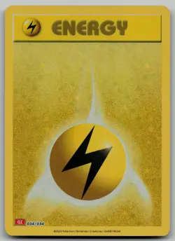 Basic Lightning Energy Classic Collection Trading Card Game Classic 034/034 NM - Image 1