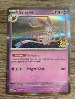 Sylveon 040/131 2025 Pokemon Day Promo Near Mint Trading Card Game - Image 1