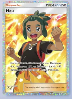 Pokemon TCG Pocket HAU [ENG] supporter FULL ART card (TRADE) - Image 1