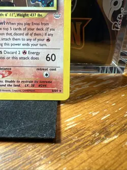 Pokemon Entei Neo Revelation TCG Holo Unlimited Rare Card 6/64 NM Condition - Image 4