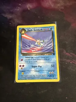 Dark Golduck Uncommon Pokemon Card Team Rocket 37/82 NM/LP - Image 1