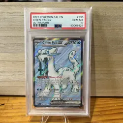 Chien-Pao ex - 236/193 - Pokemon Paldea Evolved Full Art Ultra Rare Card PSA 10 - Image 1