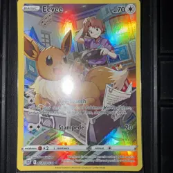 Eevee TG11/TG30 Brilliant Stars Trainer Gallery Ultra Rare Pokemon Card - Image 1
