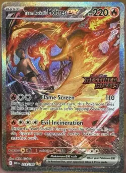 Pokemon Team Rocket’s Moltres UPC Promo Centered DR Stamped SIR CARD SET LOT WOW - Image 2