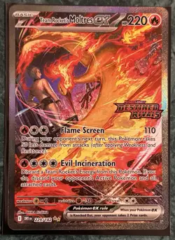 Pokemon Team Rocket’s Moltres UPC Promo Centered DR Stamped SIR CARD SET LOT WOW - Image 4