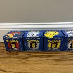 New Sealed Pokemon 23k Burger King Gold Plated Trading Card Set Blue Lot Of 6 - Image 5