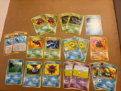 Pokemon TCG Pocket Monsters Lot of 19 Fossil Trading Cards - Image 1