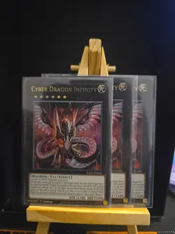 RA04-EN068 - CYBER DRAGON INFINITY x3 - ULTRA RARE - 1ST EDITION - YuGiOh CARD - Image 1