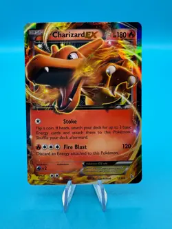 Pokemon TCG Charizard EX Flashfire Rare Holo Card 11/106 XY - Image 1