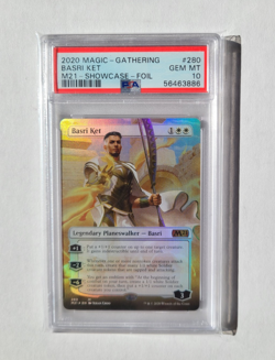MTG Basri Ket FOIL PSA 10 GEM MINT Showcase 2020 M21 Magic Card #280 - Image 1