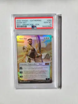 MTG Basri Ket FOIL PSA 10 GEM MINT Showcase 2020 M21 Magic Card #280 - Image 2