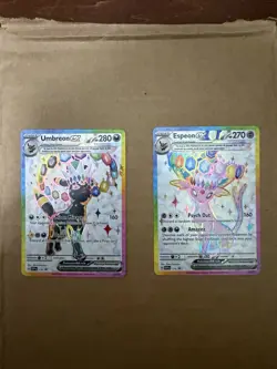 Umbreon ex SVP176 and Espeon ex SVP175 Scarlet & Violet Promo Cards #8 - Image 1