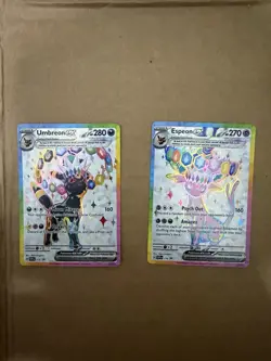 Umbreon ex SVP176 and Espeon ex SVP175 Scarlet & Violet Promo Cards #20 - Image 1