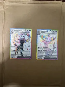 Umbreon ex SVP176 and Espeon ex SVP175 Scarlet & Violet Promo Cards #2 - Image 1