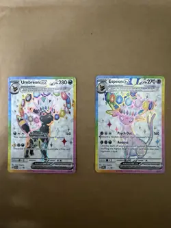 Umbreon ex SVP176 and Espeon ex SVP175 Scarlet & Violet Promo Cards #11 - Image 1