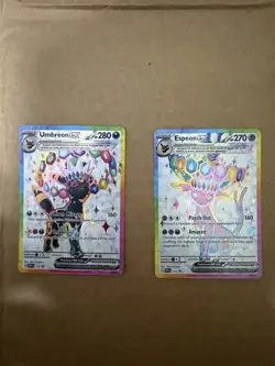 Umbreon ex SVP176 and Espeon ex SVP175 Scarlet & Violet Promo Cards #13 - Image 1