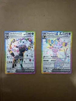 Umbreon ex SVP176 and Espeon ex SVP175 Scarlet & Violet Promo Cards #14 - Image 1