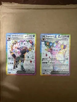 Umbreon ex SVP176 and Espeon ex SVP175 Scarlet & Violet Promo Cards #23 - Image 1