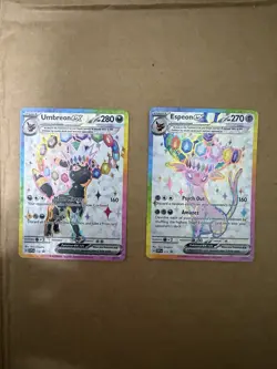 Umbreon ex SVP176 and Espeon ex SVP175 Scarlet & Violet Promo Cards #3 - Image 1