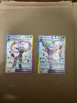 Umbreon ex SVP176 and Espeon ex SVP175 Scarlet & Violet Promo Cards #17 - Image 1