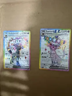Umbreon ex SVP176 and Espeon ex SVP175 Scarlet & Violet Promo Cards #26 - Image 1