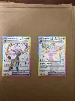 Umbreon ex SVP176 and Espeon ex SVP175 Scarlet & Violet Promo Cards #6 - Image 1