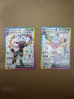 Umbreon ex SVP176 and Espeon ex SVP175 Scarlet & Violet Promo Cards #18 - Image 1