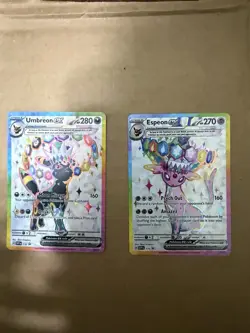 Umbreon ex SVP176 and Espeon ex SVP175 Scarlet & Violet Promo Cards #28 - Image 1