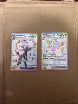 Umbreon ex SVP176 and Espeon ex SVP175 Scarlet & Violet Promo Cards #19 - Image 1
