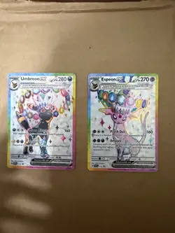 Umbreon ex SVP176 and Espeon ex SVP175 Scarlet & Violet Promo Cards #31 - Image 1