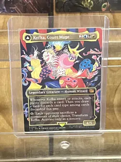 Magic The Gathering MTG #322 Kefka Court Mage Borderless Non-Foil - Image 1