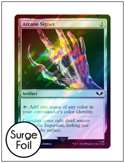 1x Arcane Signet 227, Surge Foil, Warhammer 40k, Magic MTG NM - Image 1